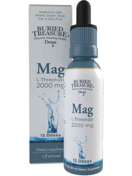Buried Treasure, MAG L-Threonate 2000mg, 2 fl oz