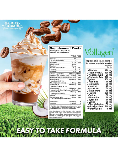 Buried Treasure, Natures Vollagen, 16.54 fl oz