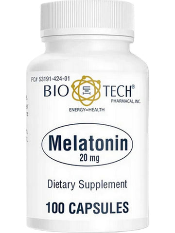 Bio-Tech Pharmacal, Melatonin, 20mg, 100 Capsules