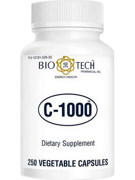 Bio-Tech Pharmacal, C-1000, 250 Vegetable Capsules