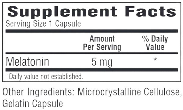 Bio-Tech Pharmacal, Melatonin, 5 mg, 100 Capsules