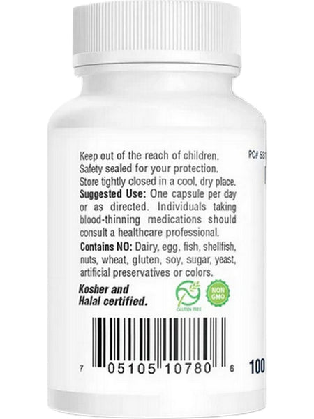 Bio-Tech Pharmacal, MK-7, Vitamin K2, 100 Vegetable Capsules