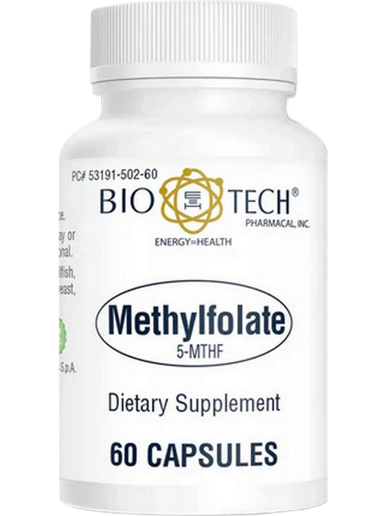 Bio-Tech Pharmacal, Methylfolate, 5-MTHF, 60 Capsules
