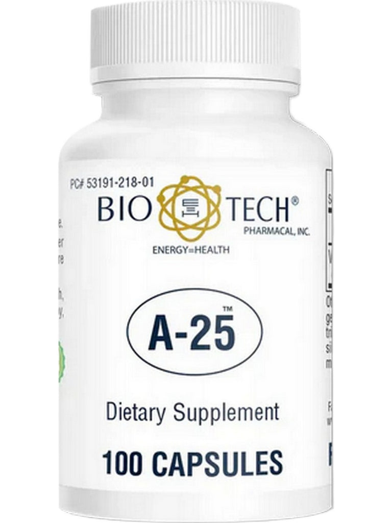 Bio-Tech Pharmacal, A-25, 100 Capsules
