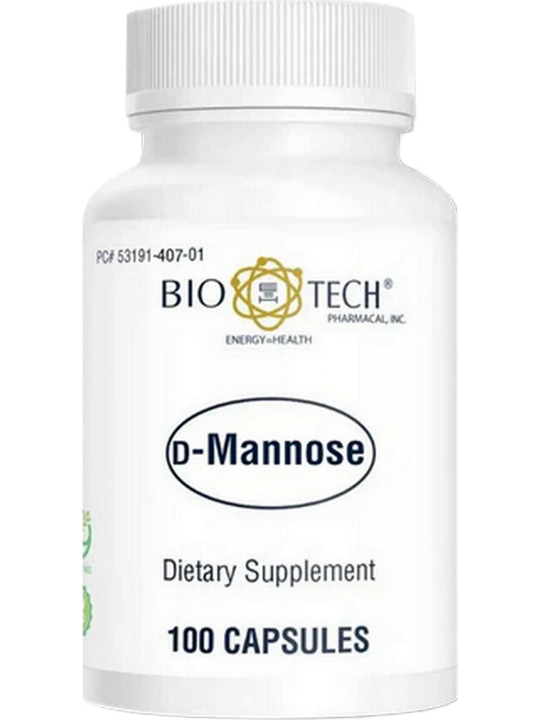 Bio-Tech Pharmacal, D-Mannose, Capsule, 100 Capsules
