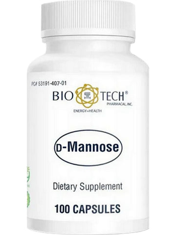 Bio-Tech Pharmacal, D-Mannose, Capsule, 100 Capsules