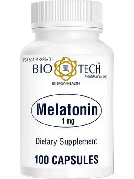Bio-Tech Pharmacal, Melatonin, 1 mg, 100 Capsules