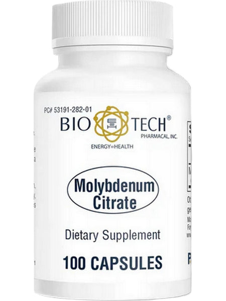 Bio-Tech Pharmacal, Molybdenum Citrate, 100 Capsules