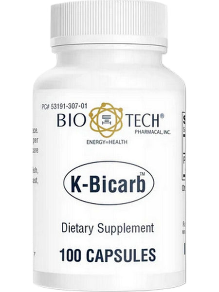 Bio-Tech Pharmacal, K-Bicarb, 100 Capsules