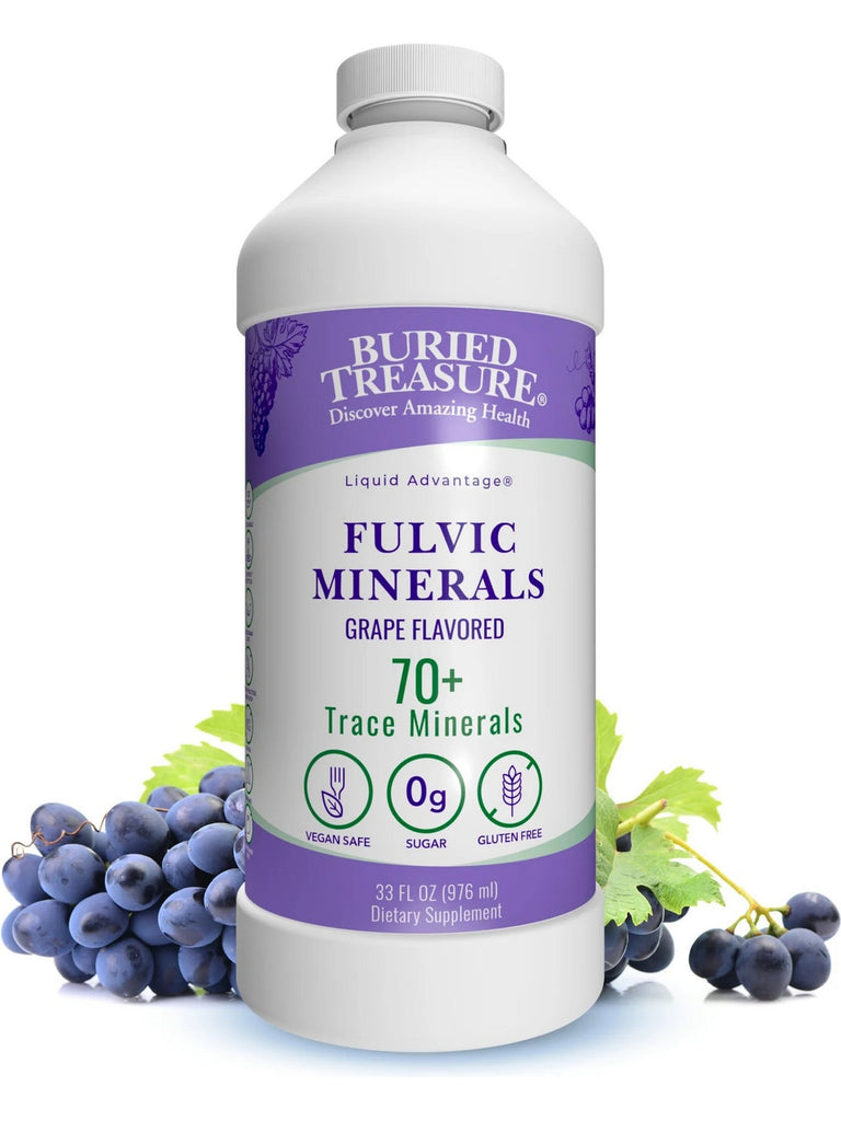 Buried Treasure, Fulvic Minerals Grapes, 33 fl oz