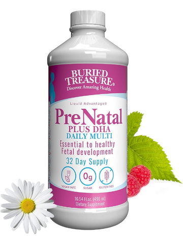 Buried Treasure, Prenatal Plus DHA Daily Multi, 16.54 fl oz