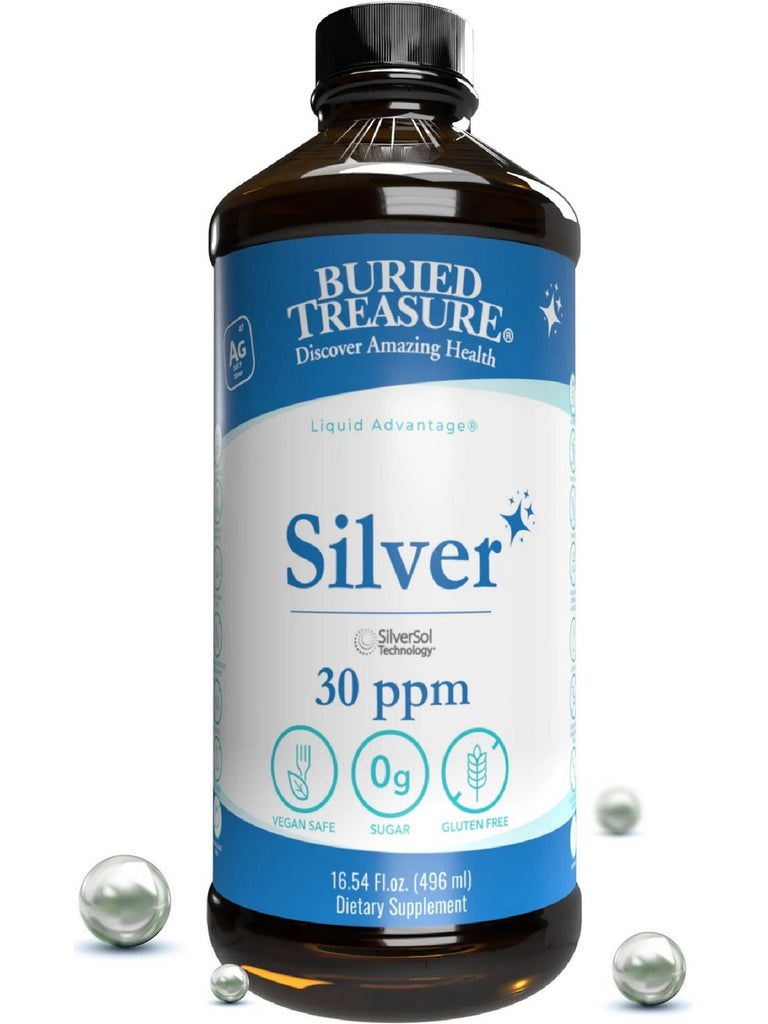 Buried Treasure, Silver Advanced Immune 30ppm, 16.54 fl oz