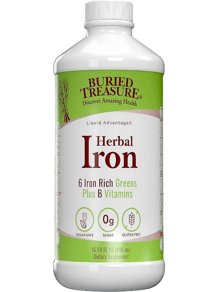 Buried Treasure, Herbal Iron, 16.54 fl oz