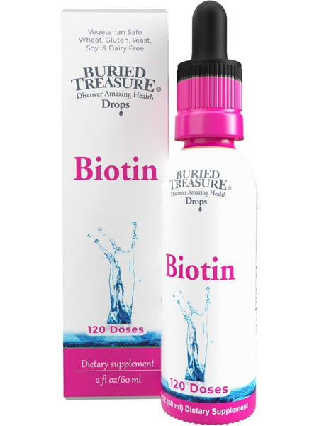 Buried Treasure, Biotin Drops, 2 fl oz