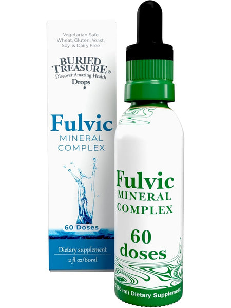 Buried Treasure, Fulvic Mineral Complex Drops, 2 fl oz