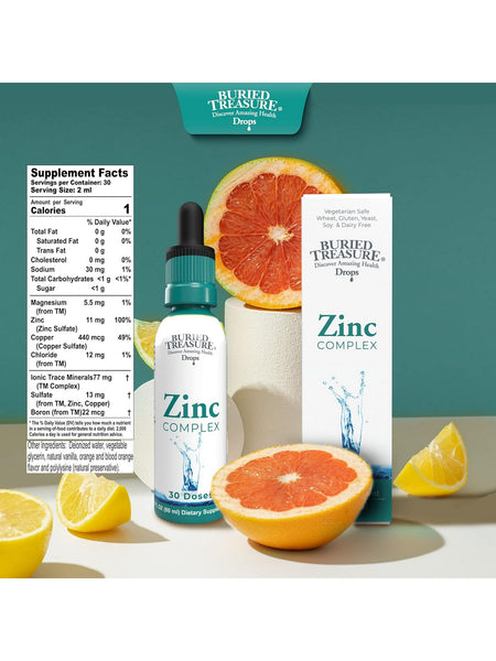 Buried Treasure, Zinc Complex Drops, 2 fl oz