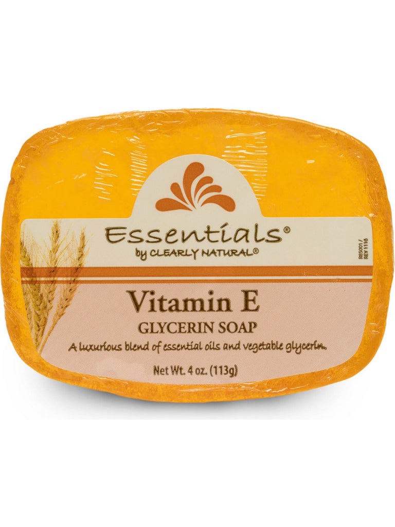 Clearly Natural, Glycerine Bar Soap, Vitamin E, 4 oz