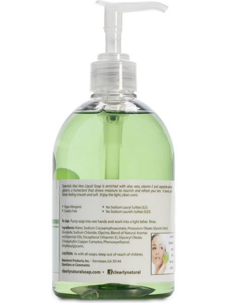 Clearly Natural, Liquid Hand Soap, Aloe Vera, 12 fl oz