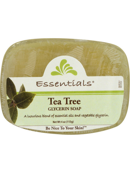 Clearly Natural, Glycerine Bar Soap, Tea Tree, 4 oz