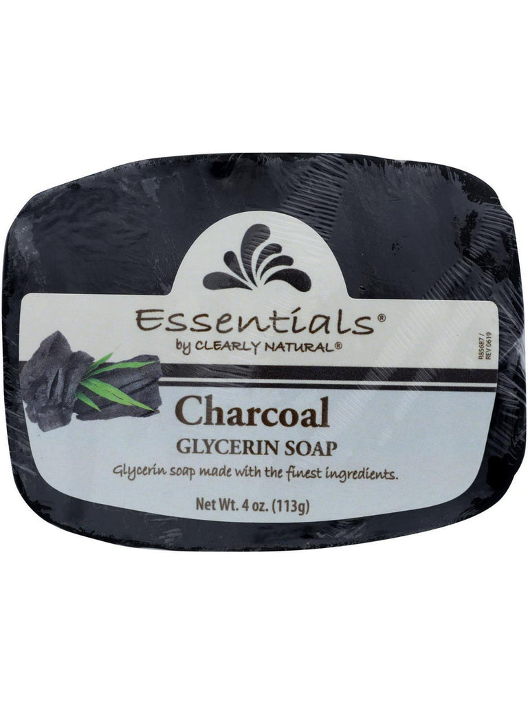 Clearly Natural, Glycerine Bar Soap, Charcoal, 4 oz