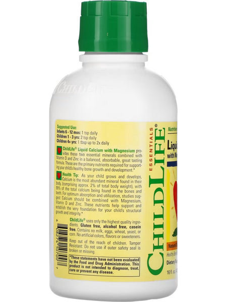 ChildLife Essentials, Liquid Calcium with Magnesium, Natural Orange, 16 fl oz