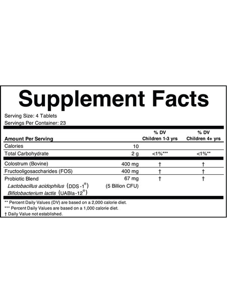 ChildLife Essentials, ChildBiotics Probiotics with Colostrum, Natural Berry Flavor with Other Natural Flavors, 92 Tablets
