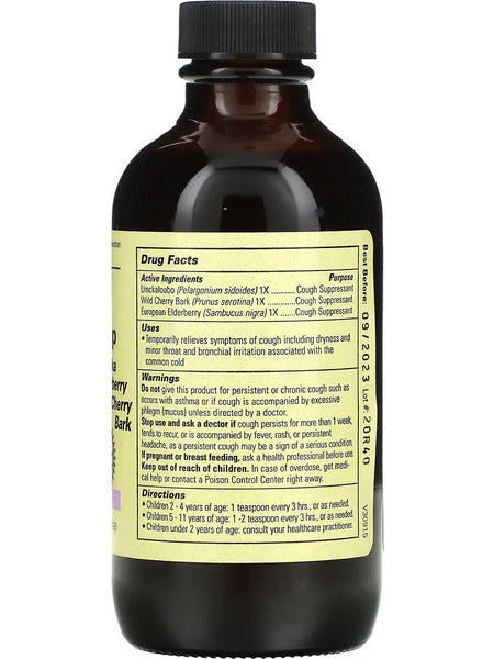 ChildLife Essentials, Formula 3 Cough Syrup with Umcka Elderberry Wild Cherry Bark, Natural Berry, 4 fl oz