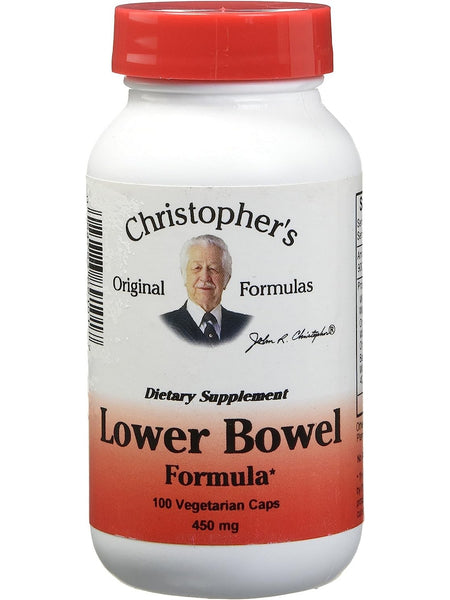 Christopher's Original Formulas, Lower Bowel Formula, 100 Vegetarian Caps