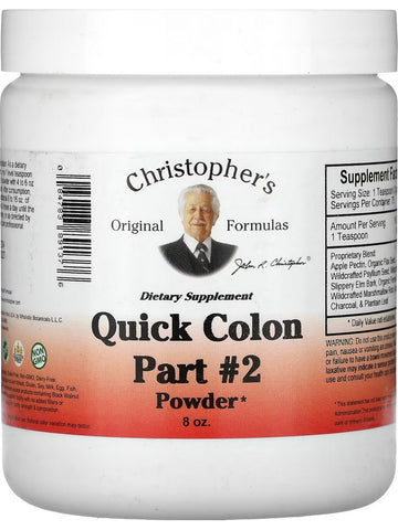 Christopher's Original Formulas, Quick Colon Tonic Part 2, 8 oz
