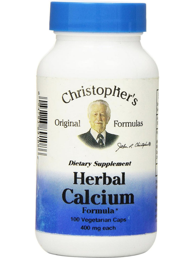 Christopher's Original Formulas, Herbal Calcium, 100 Vegetarian Caps