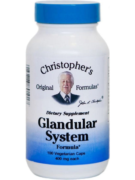 Christopher's Original Formulas, Glandular System, 100 Vegetarian Caps
