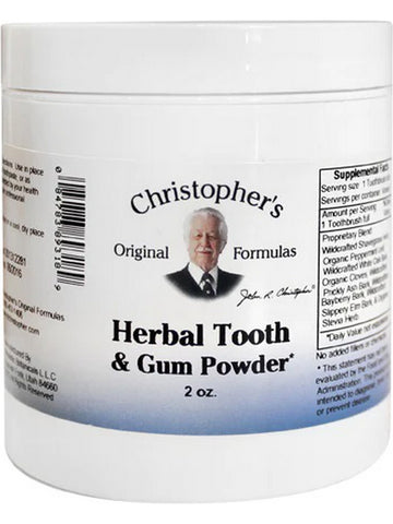 Christopher's Original Formulas, Herbal Tooth & Gum Powder, 2 oz