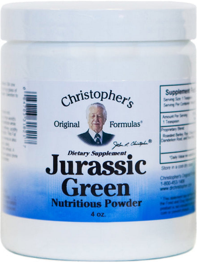 Christopher's Original Formulas, Jurassic Green Nutritious Powder, 4 oz