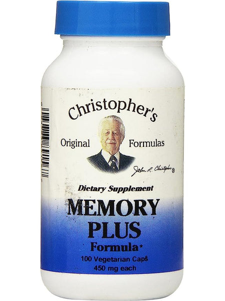 Christopher's Original Formulas, Memory Plus, 100 Vegetarian Caps