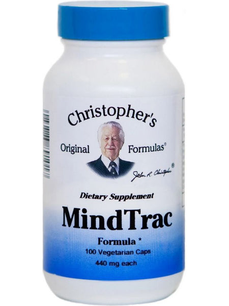 Christopher's Original Formulas, MindTrac, 100 Vegetarian Caps