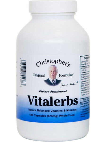 Christopher's Original Formulas, Vitalerbs, 180 Capsules