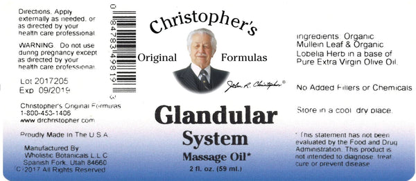 Christopher's Original Formulas, Glandular System, 2 fl oz