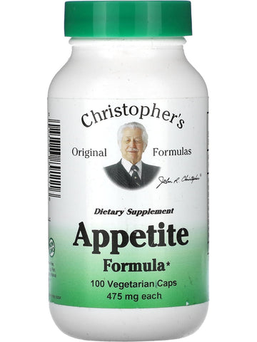 Christopher's Original Formulas, Appetite Formula, 100 Vegetarian Caps