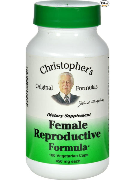 Christopher's Original Formulas, Female Reproductive Formula, 100 Vegetarian Caps
