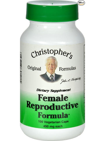 Christopher's Original Formulas, Female Reproductive Formula, 100 Vegetarian Caps