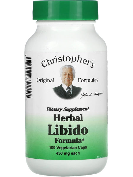 Christopher's Original Formulas, Herbal Libido Formula, 100 Vegetarian Caps