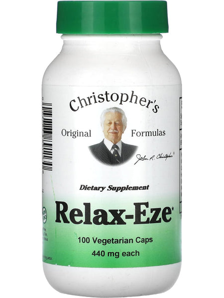 Christopher's Original Formulas, Relax-Eze, 100 Vegetarian Caps