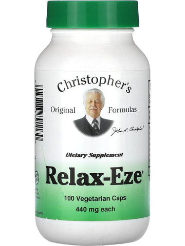 Christopher's Original Formulas, Relax-Eze, 100 Vegetarian Caps