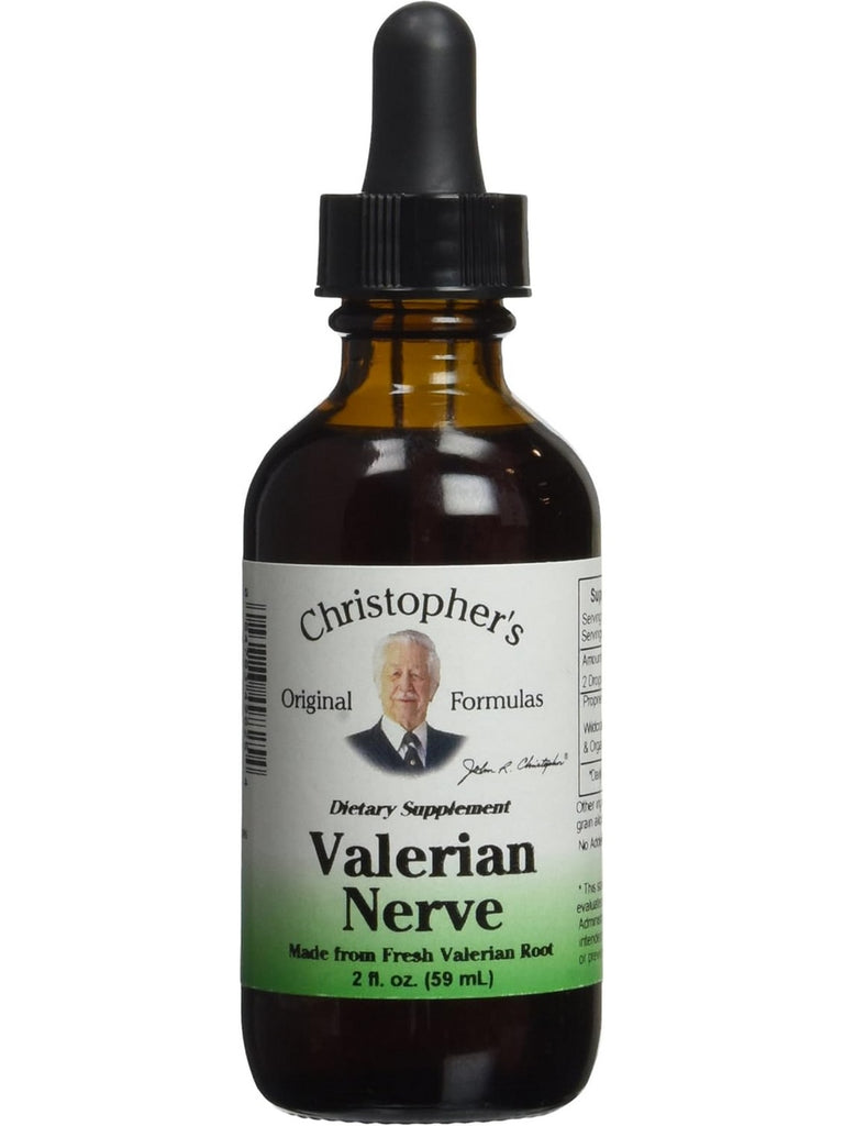 Christopher's Original Formulas, Valerian Nerve, 2 fl oz