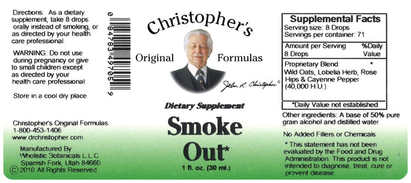 Christopher's Original Formulas, Smoke Out, 1 fl oz