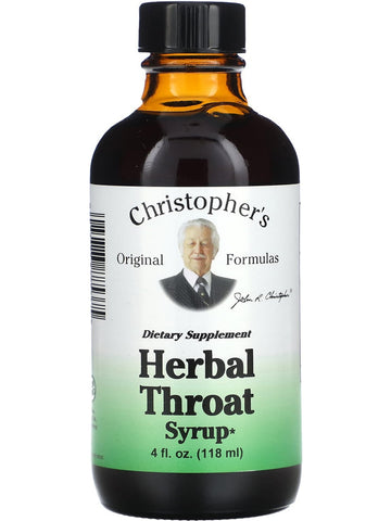 Christopher's Original Formulas, Herbal Throat Syrup, 4 fl oz