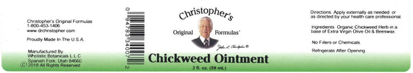 Christopher's Original Formulas, Chickweed Ointment, 2 fl oz