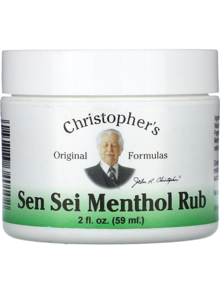Christopher's Original Formulas, Sen Sei Menthol Rub, 2 fl oz