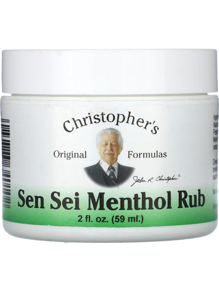 Christopher's Original Formulas, Sen Sei Menthol Rub, 2 fl oz