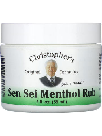 Christopher's Original Formulas, Sen Sei Menthol Rub, 2 fl oz